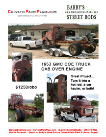 1953 GMC COE (Cab Over Engine) TRUCK for Sale, Hot Rod Project, Car Hauler, or both!