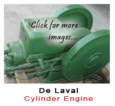 Green De Laval Hit and Miss 2 1/2 HP Cylinder Engine